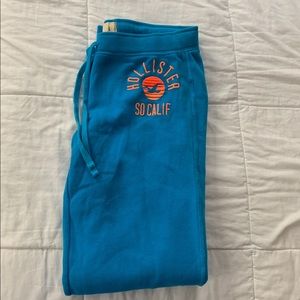 Blue Hollister sweatpants